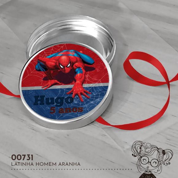 Latinha Adesivada Homem Aranha - 00731