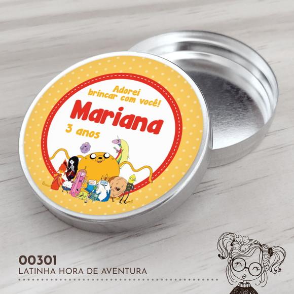 Latinha Adesivada Hora de Aventura - 00301