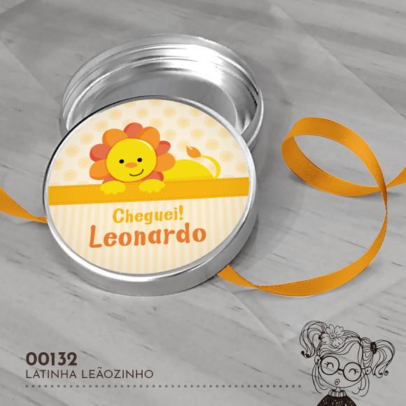 Latinha Adesivada Leãozinho - 00132