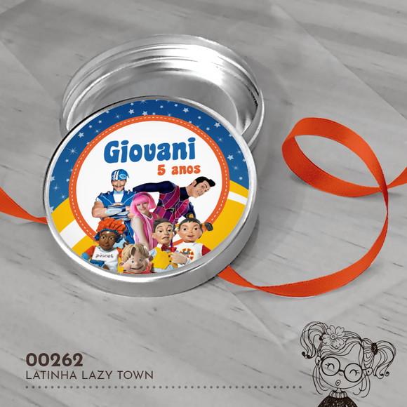 Latinha Adesivada Lazy Town - 00262