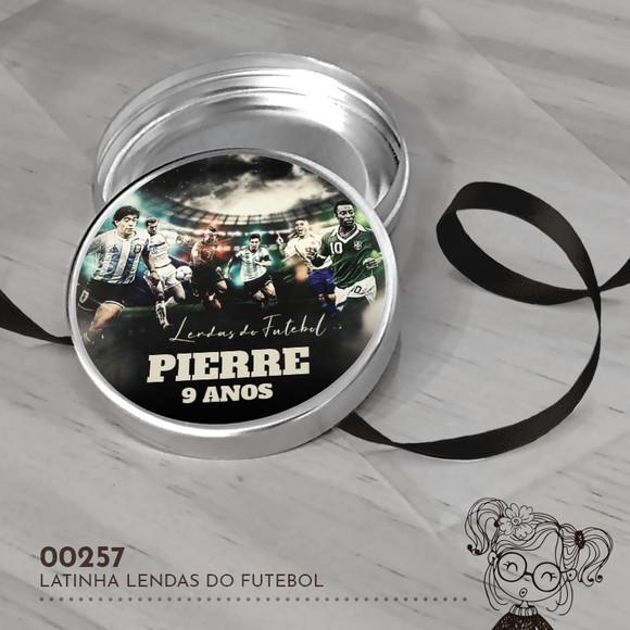 Latinha Adesivada Lendas do Futebol - 00257