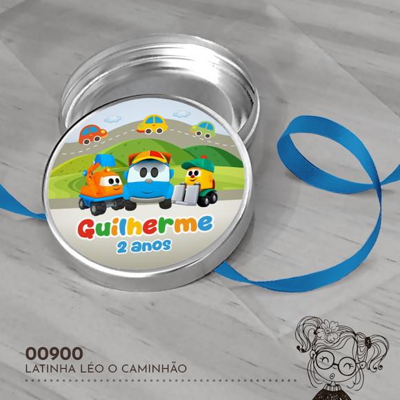Latinha Adesivada Léo o Caminhão - 00900