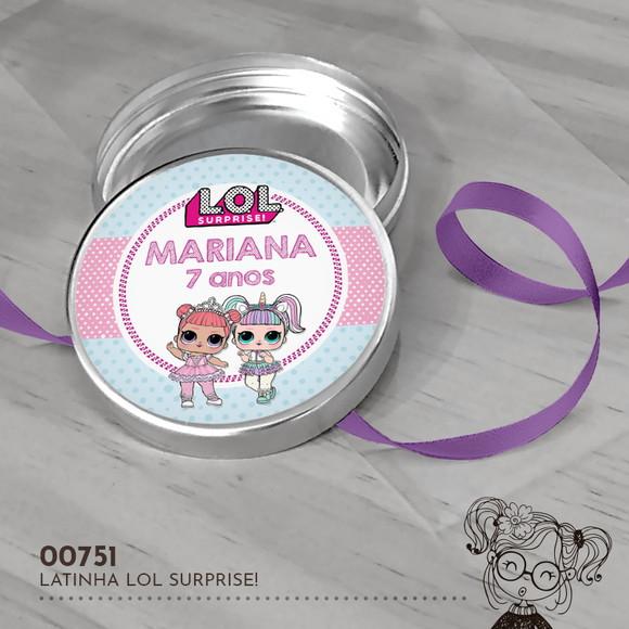 Latinha Adesivada Lol Suprise - 00751