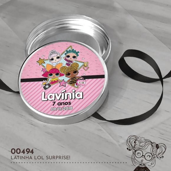 Latinha Adesivada Lol Surprise! - 00494
