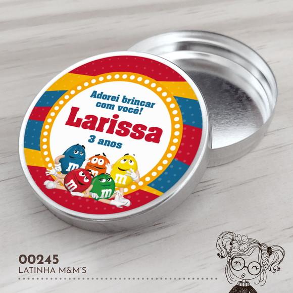 Latinha Adesivada M&m - 00245