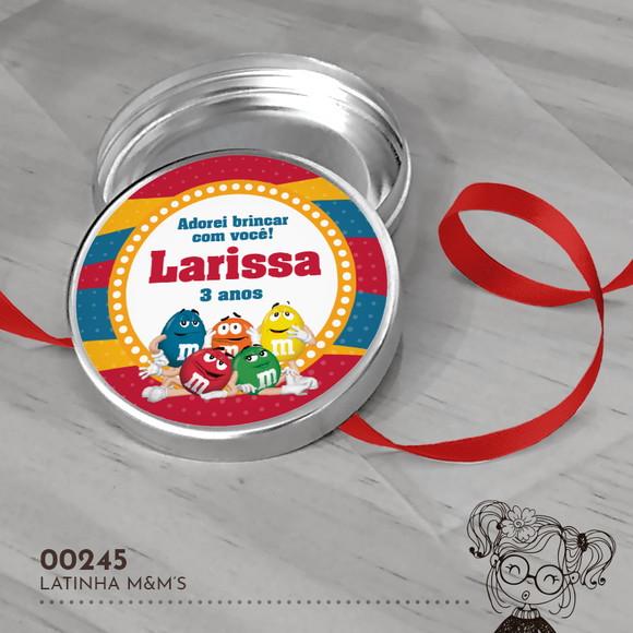 Latinha Adesivada M&m - 00245