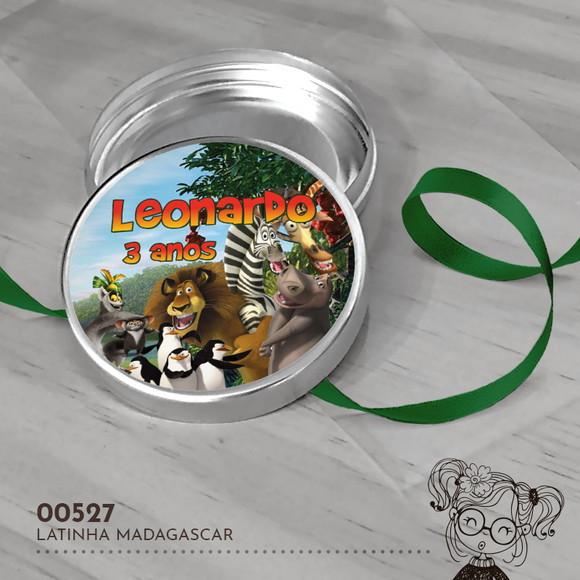 Latinha Adesivada Madagascar - 00527