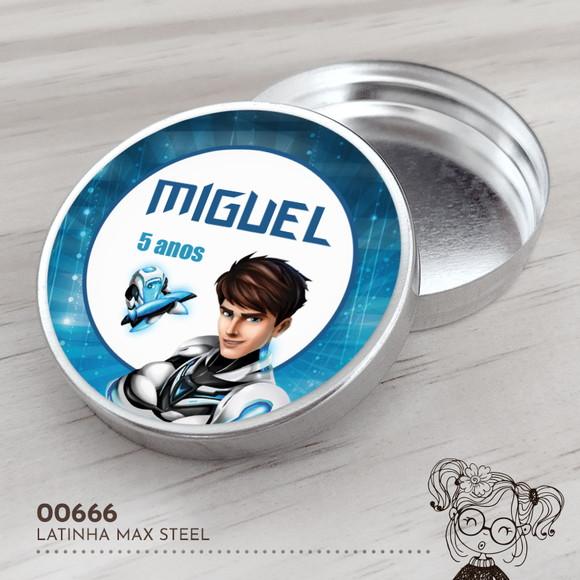 Latinha Adesivada Max Steel - 00666