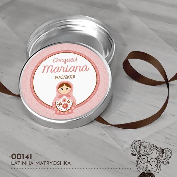 Latinha Adesivada Matryoshka - 00141