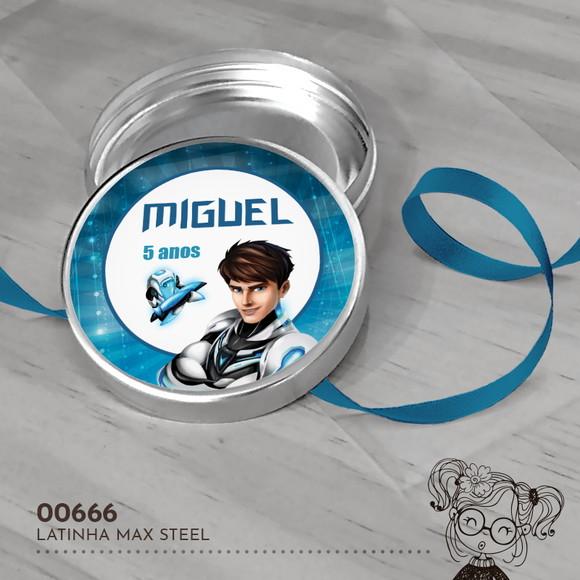 Latinha Adesivada Max Steel - 00666
