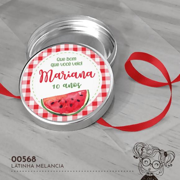 Latinha Adesivada Melancia - 00568