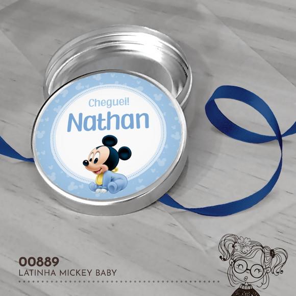 Latinha Adesivada Mickey Baby - 00889