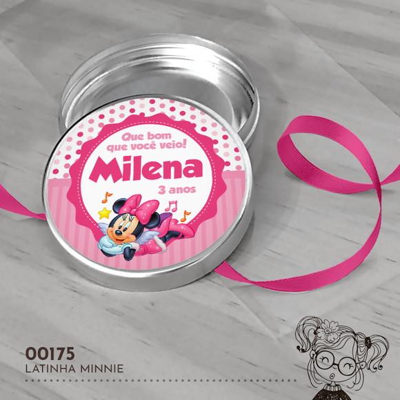 Latinha Adesivada Minnie - 00175