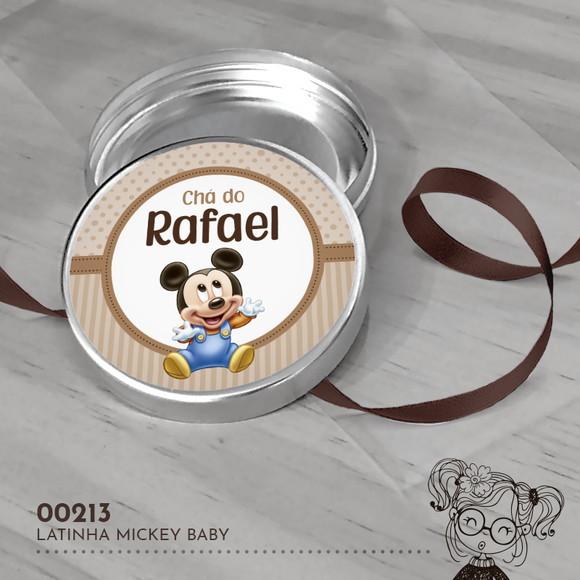 Latinha Adesivada Mickey Baby - 00213