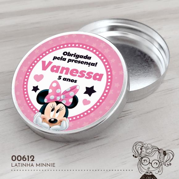 Latinha Adesivada Minnie - 00612