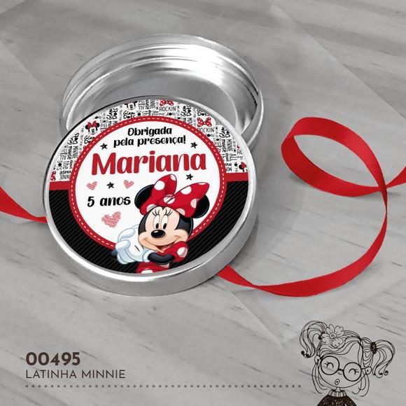 Latinha Adesivada Minnie - 00495