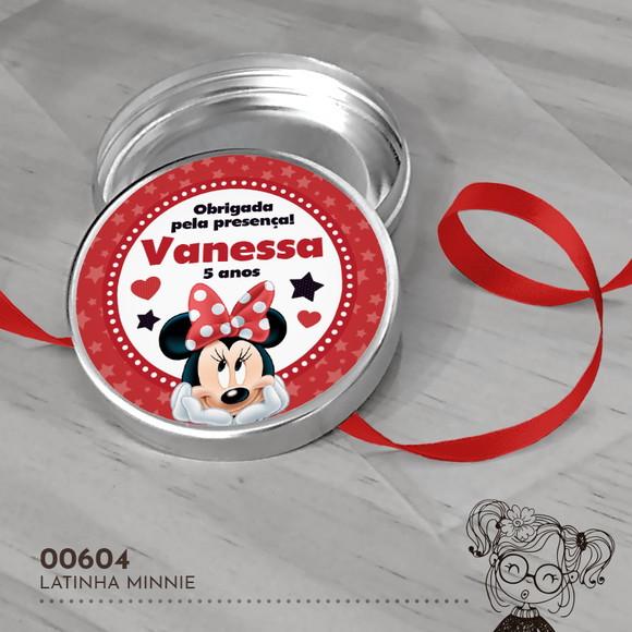 Latinha Adesivada Minnie - 00604