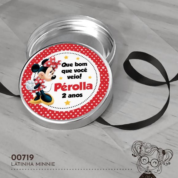 Latinha Adesivada Minnie - 00719