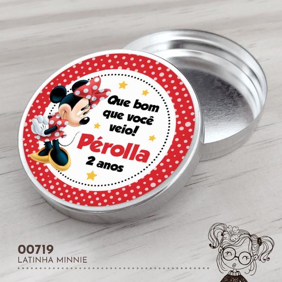 Latinha Adesivada Minnie - 00719