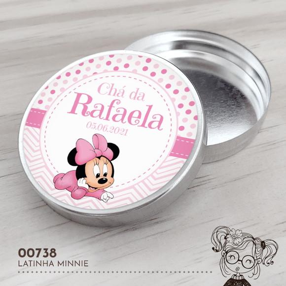 Latinha Adesivada Minnie Baby - 00738
