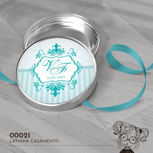 Latinha Adesivada Monograma - 00021