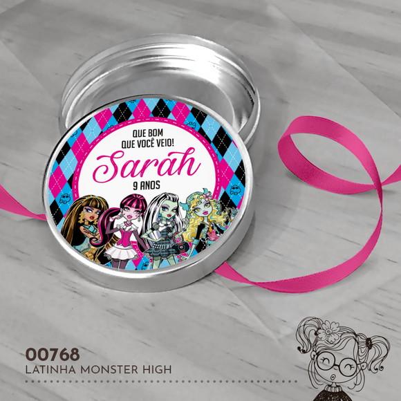 Latinha Adesivada Monster High - 00768