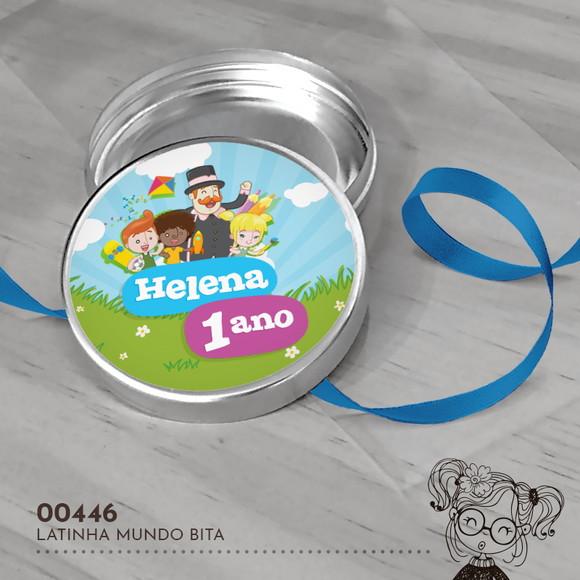Latinha Adesivada Mundo Bita - 00446