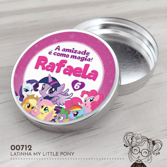 Latinha Adesivada My Little Pony - 00712