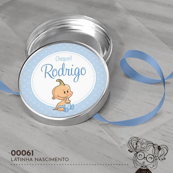 Latinha Adesivada Nascimento - 00061