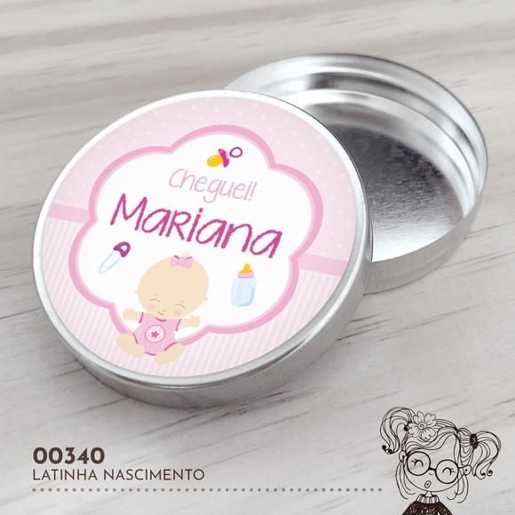 Latinha Adesivada Nascimento - 00340