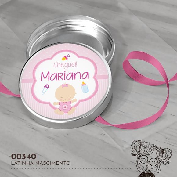 Latinha Adesivada Nascimento - 00340