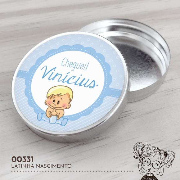 Latinha Adesivada Nascimento - 00331