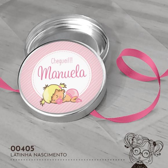 Latinha Adesivada Nascimento - 00405