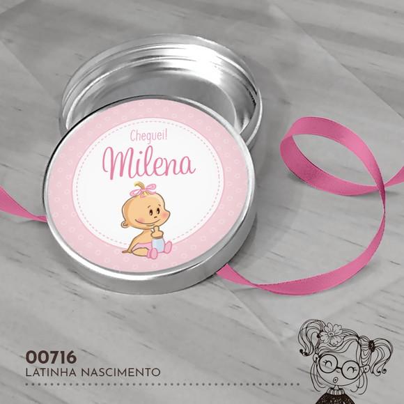 Latinha Adesivada Nascimento - 00716