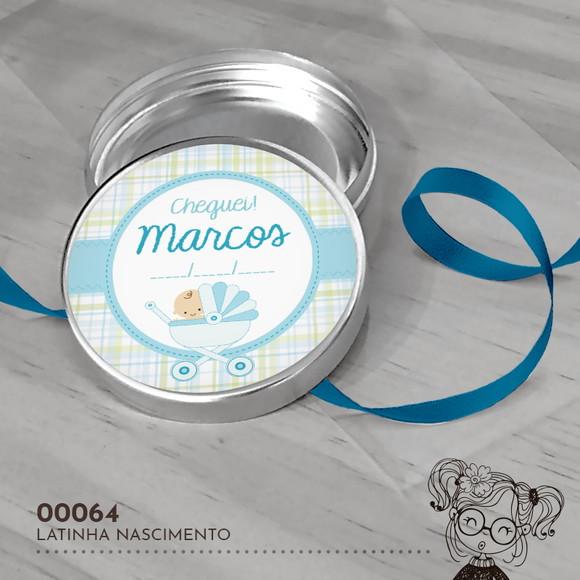Latinha Adesivada Nascimento - 00064
