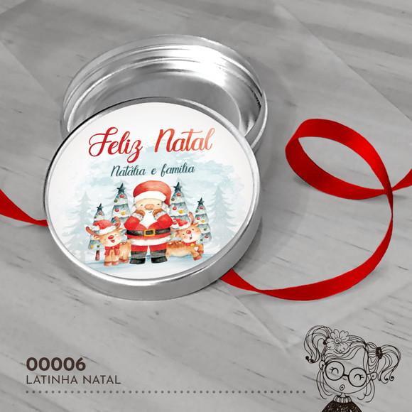 Latinha Adesivada Natal - 00006