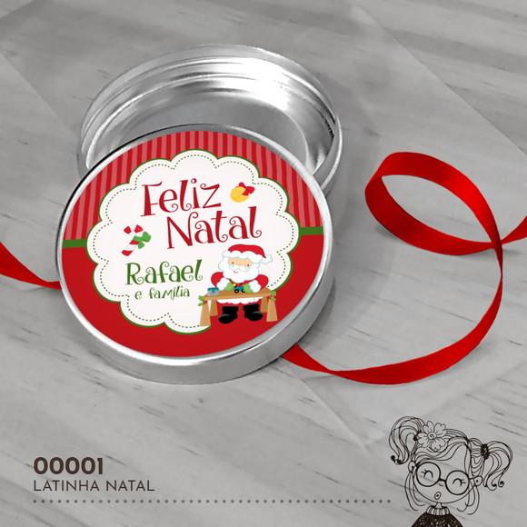 Latinha Adesivada Natal - 00001