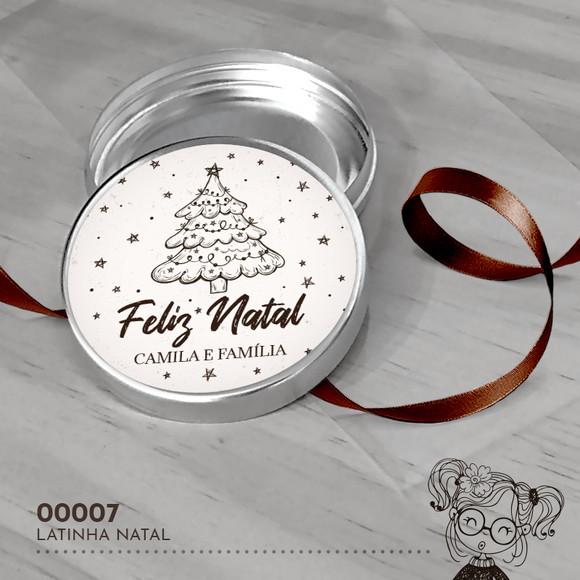 Latinha Adesivada Natal - 00007