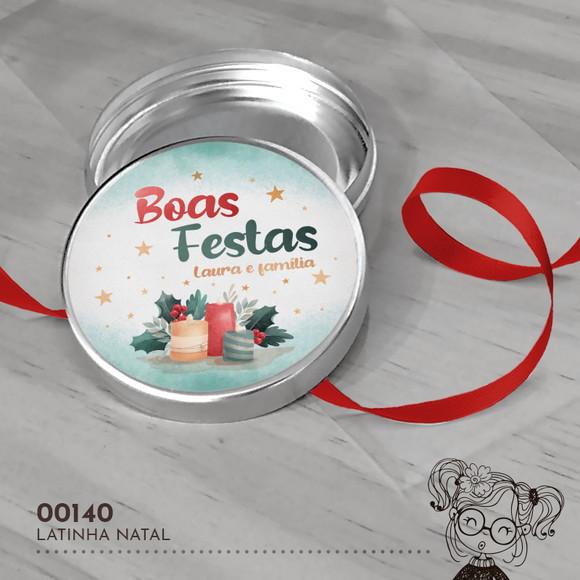 Latinha Adesivada Natal - 00140