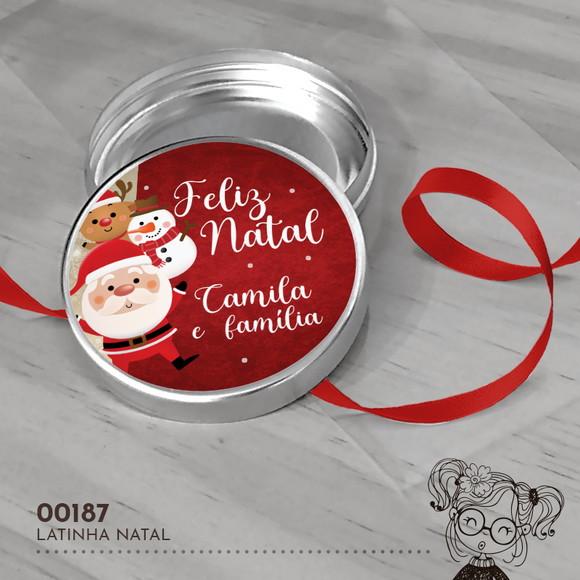 Latinha Adesivada Natal - 00187