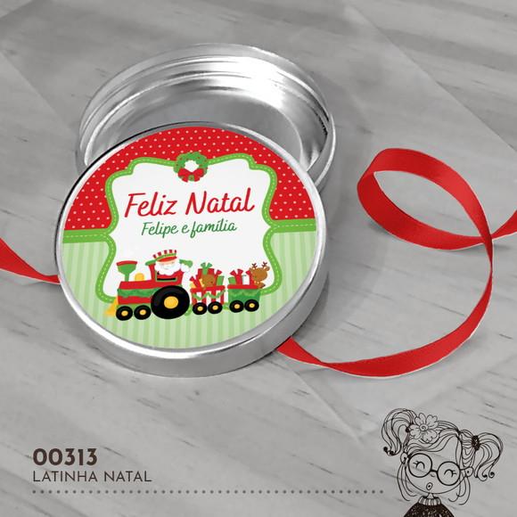 Latinha Adesivada Natal - 00313