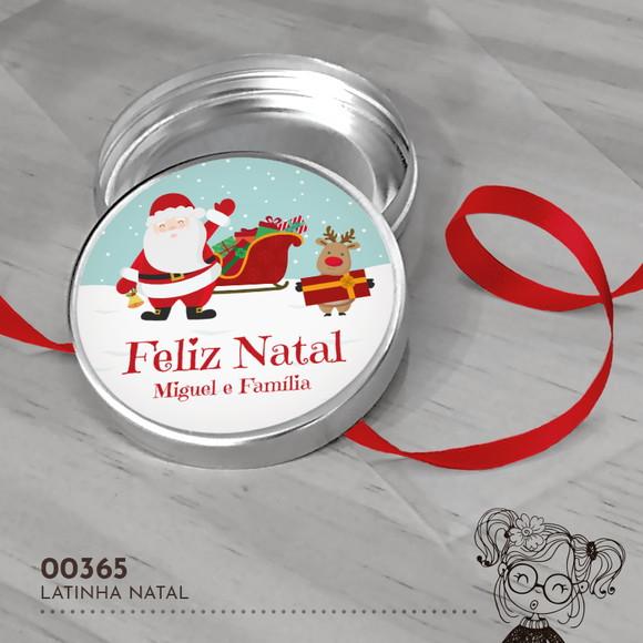 Latinha Adesivada Natal - 00365
