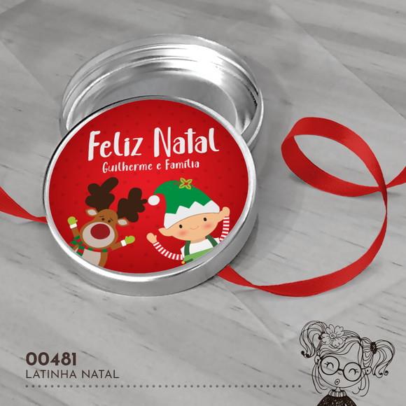 Latinha Adesivada Natal - 00481
