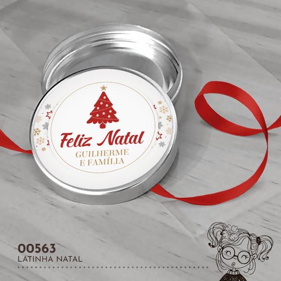 Latinha Adesivada Natal - 00563