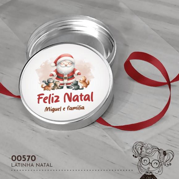 Latinha Adesivada Natal - 00570