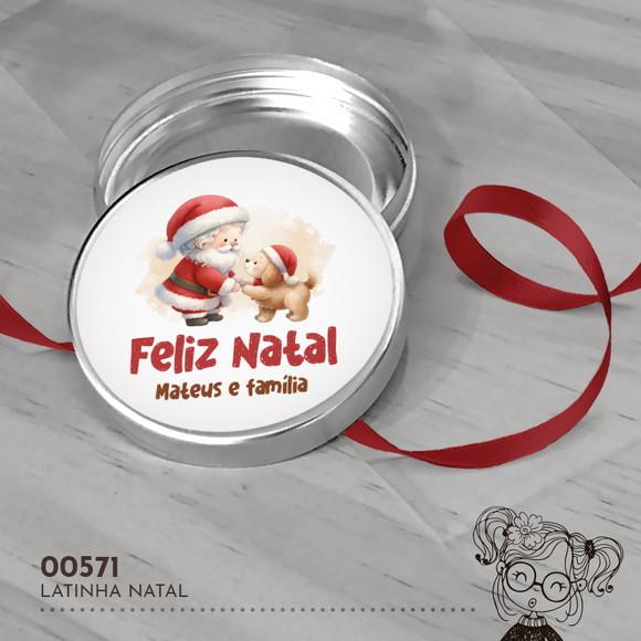 Latinha Adesivada Natal - 00571