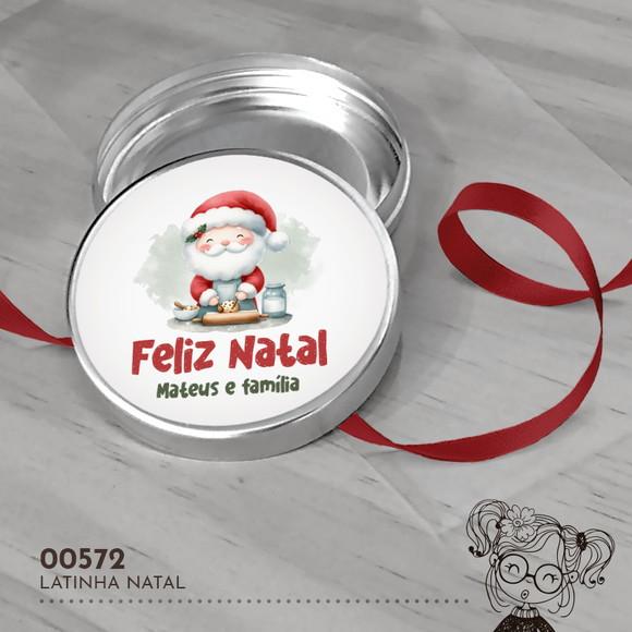 Latinha Adesivada Natal - 00572