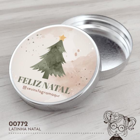 Latinha Adesivada Natal - 00772