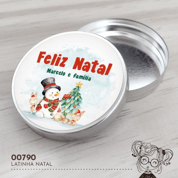Latinha Adesivada Natal - 00790