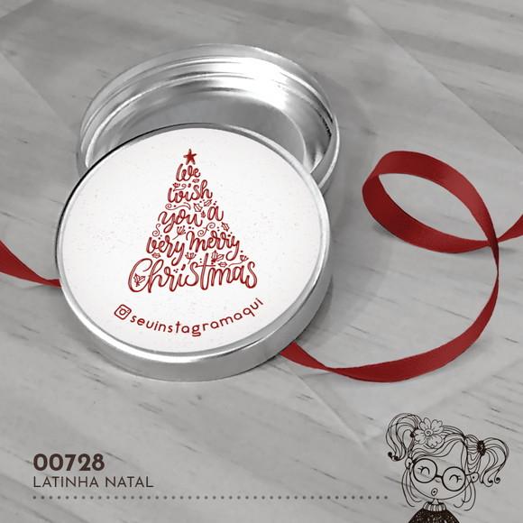 Latinha Adesivada Natal - 00728